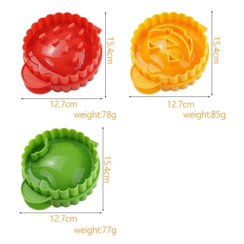 Plastic Mini Pie Maker Pumpkin/Strawberry/Apple Shaped Pocket Pie Mold Pies Crust Mould Press Dough Press Pastry Tools