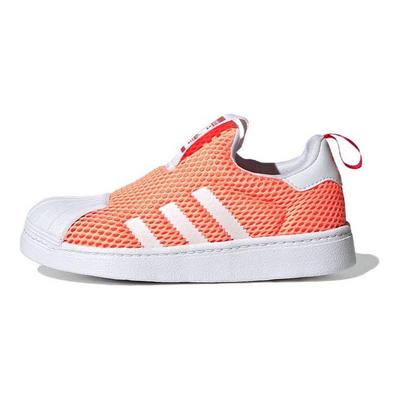 Originals Superstar 360 Bequeme Langlebige Low-Top Kinder Skateschuhe Kinder Sneaker Orange GY9142