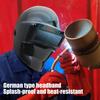 Schweißhelm TIG-Schweißhelm Hitzeschutz Doppeltes Glas Gesichtsschutz Für Maschinenreparatur Heimwerker Lötwerkstatt