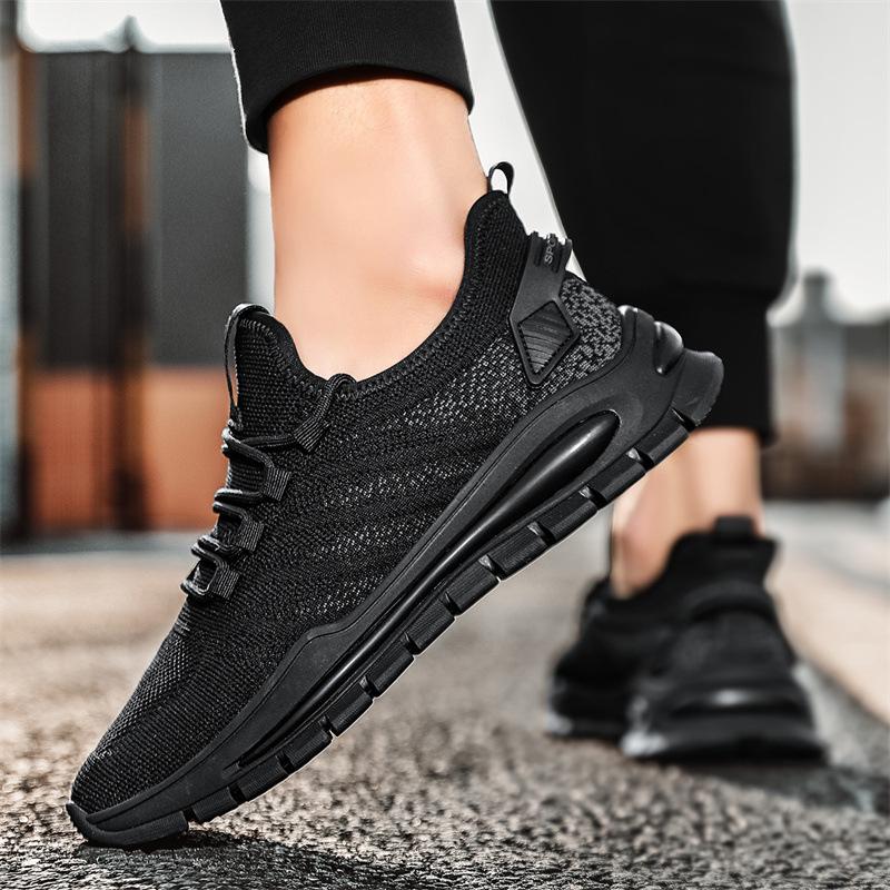 Men's shoes fly-woven breathable casual shoes new sports shoes men's low-top travel men's trendy shoes