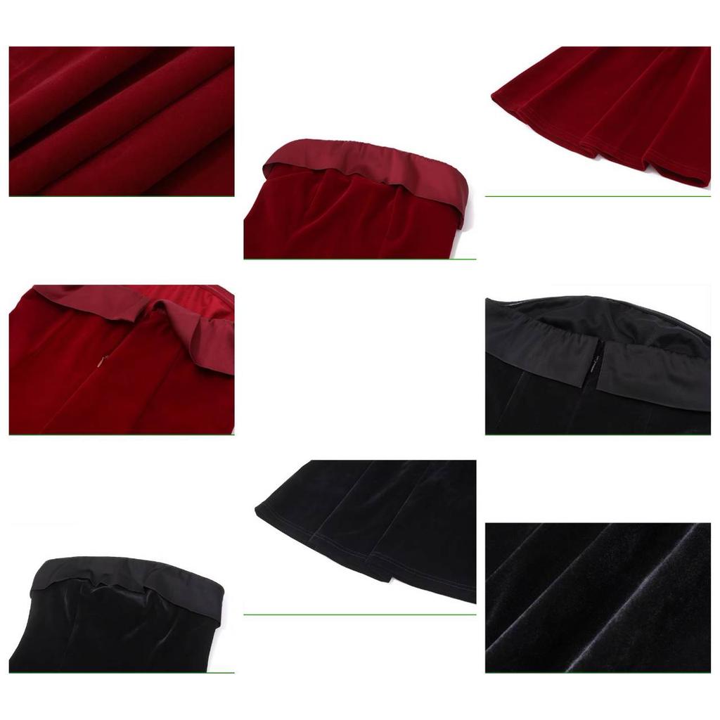 Eleganter U-Boot-Ausschnitt Sexy Rückenfrei Ärmellos Trägerlos Einfarbig Sexy A-Linien Mini-Kleid Schulterfrei Figurbetont Retro Partykleidung Clubwear Damen