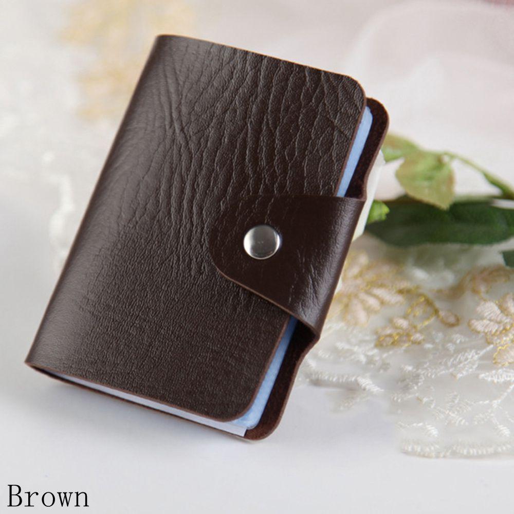 11 Card Slots Double Sided Plastic Card Holder Small Size Multicolor Business Pack Bus Card Bag Women Purses Men Wallet