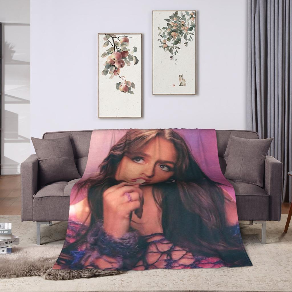 Miss Possessive Tour Tate McRae Super Weiche Decke Plüschdecke Flauschige Wohnzimmer Flanell Bettdecke Sofa Bettbezug