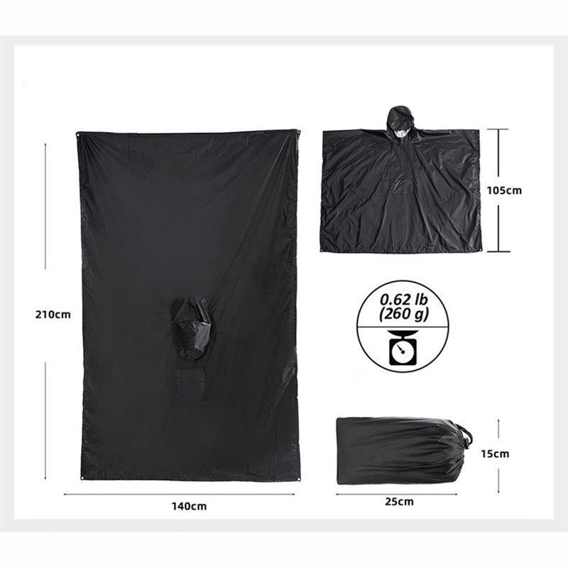 Nylon Motorcycle Adults Raincoat Women Men Waterproof Rain Cover Wear Outdoors Hiking Rain Coat Jacket