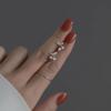 Silver Plated Ear Hypoallergenic Romantic Zircon Flower Butterfly Stud Earrings Piercing for Women Teen Jewelry Accessories