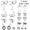 20Pcs Handmade Pendant With Bow For Jewelry Making Supplies Diy Charms Bracelet And Key Chain Accessories