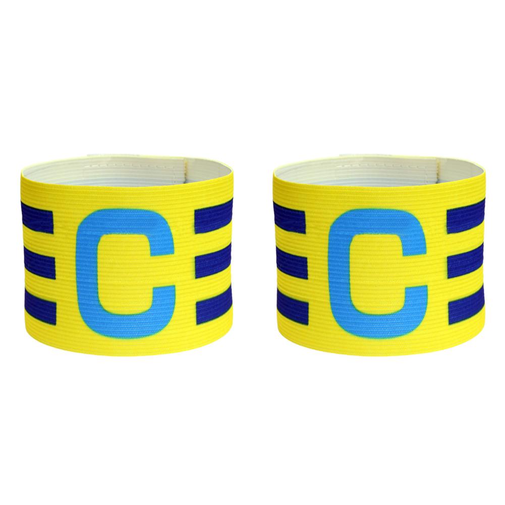 1-10Pcs Kids Adults Football Captain Armband Soccer Arm Band Football Match Captain Group Armband Team Leader C Word Arm Sleeve