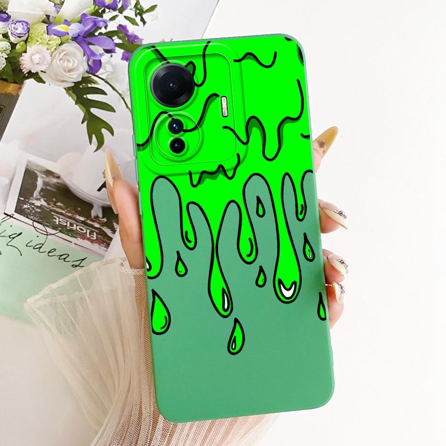 Cute Cartoon Black Cat Dragon Soft Silicone Case For Vivo T1 Pro IQOO Z6 Pro 5G Vivo S15e 5G Phone Shell Shockproof Cover Bumper