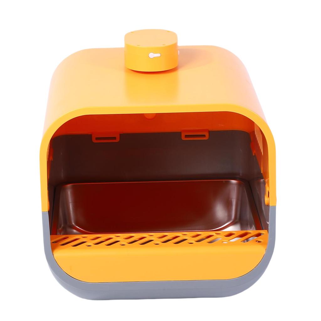 Smart kattlåda med fläkt- och sprayfunktion Videodörrklocka Stänkskyddad Rostfritt stål Kattlåda med spade