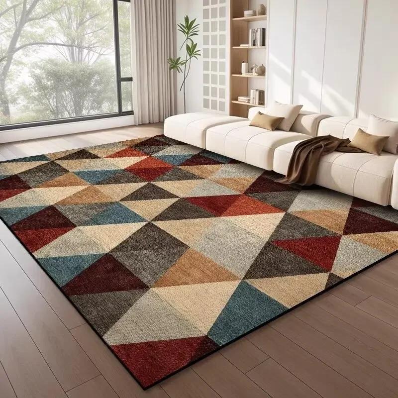 Nordic Style Geometric Carpet Washable Comfort Soft Mats Non-slip Mat for Living Room Decor Rug Entrance Floor Area Doormat