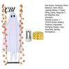 Weather Resistant Ghost Decor Hanging Swinging Halloween Decoration for Outdoor Garden Yard, Weighted Fabric Flying On A Lighted Porch Swing with LED