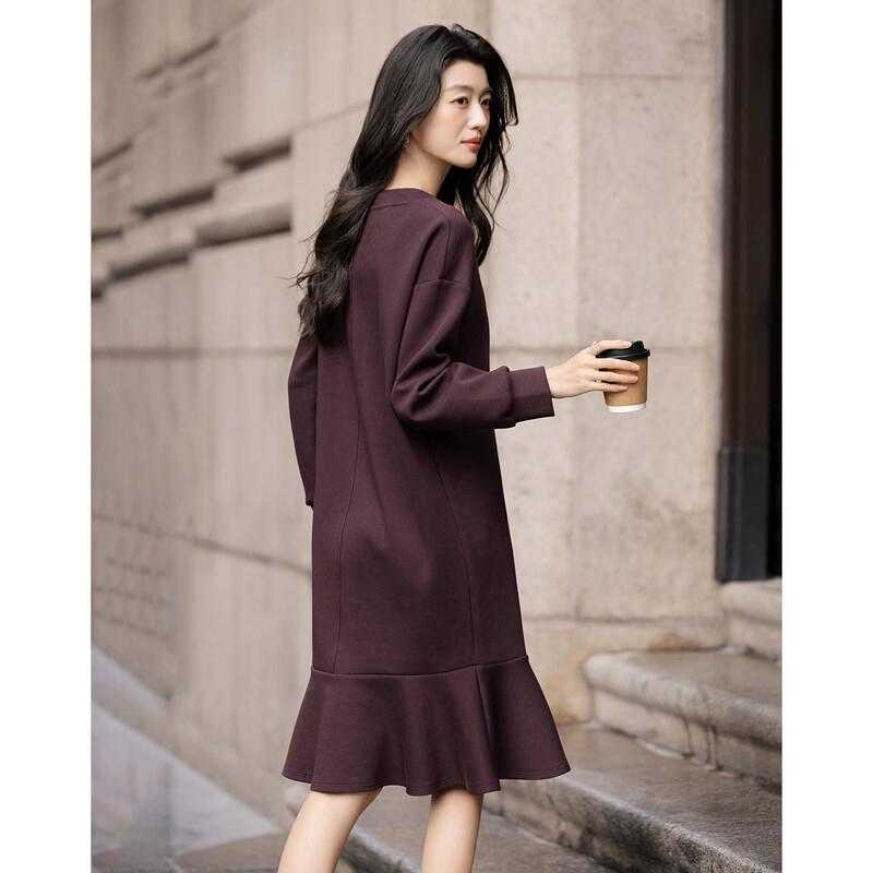 

Demana Elegant V-Neck Ruffle Fishtail Dress XL