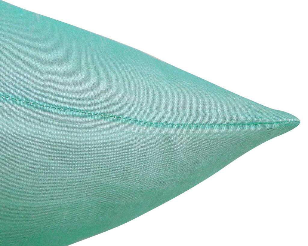 Home Decor Solid Aqua Blue Dupion Silk Cushion Cover Pillow Case Choose Size