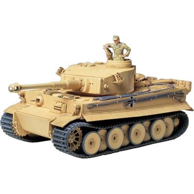 Tamiya 1/35 Military Miniature Series No.227 Tiger I Early Production Afrika Specification Plastic Model 35227 Mold Color