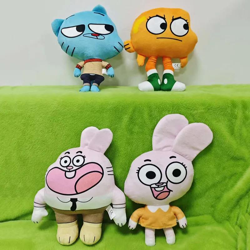 Die Welt von Gumball Darwin Plüschtier Cartoon Banane Joe Anais Richard Nicole Plüschtier Kawaii Weiches Dekor Kissen Spielzeug Kindergeschenk