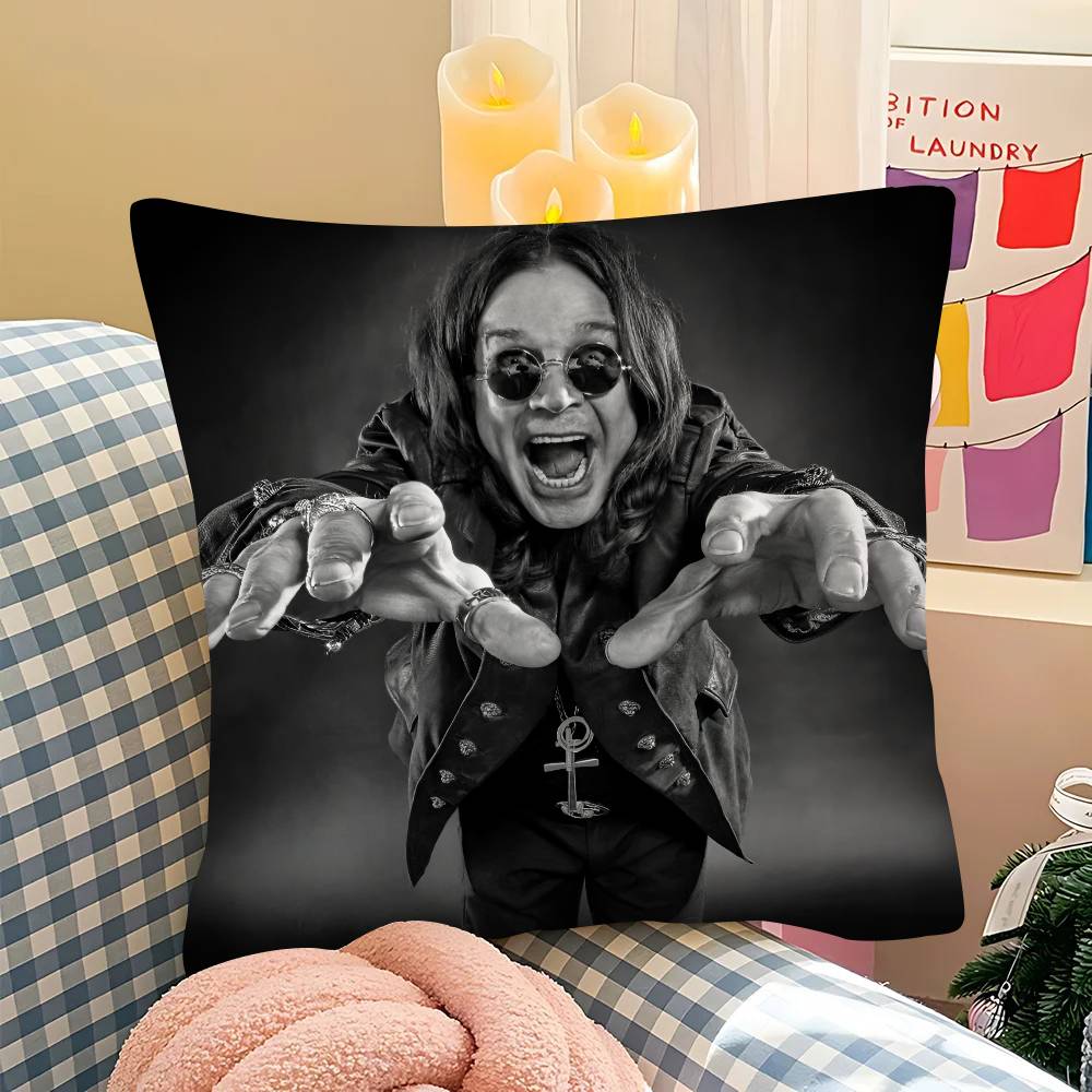 pc Rest Prince Of Darkness OOzzy Osbourne Pillow Case Fashion Square Pillowcase Bedroom Sofa Room Ins Decoration Leisure