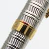 Used PARKER Ballpoint pen SONNET FRANCE P.III metal Silver gold Rotary type
