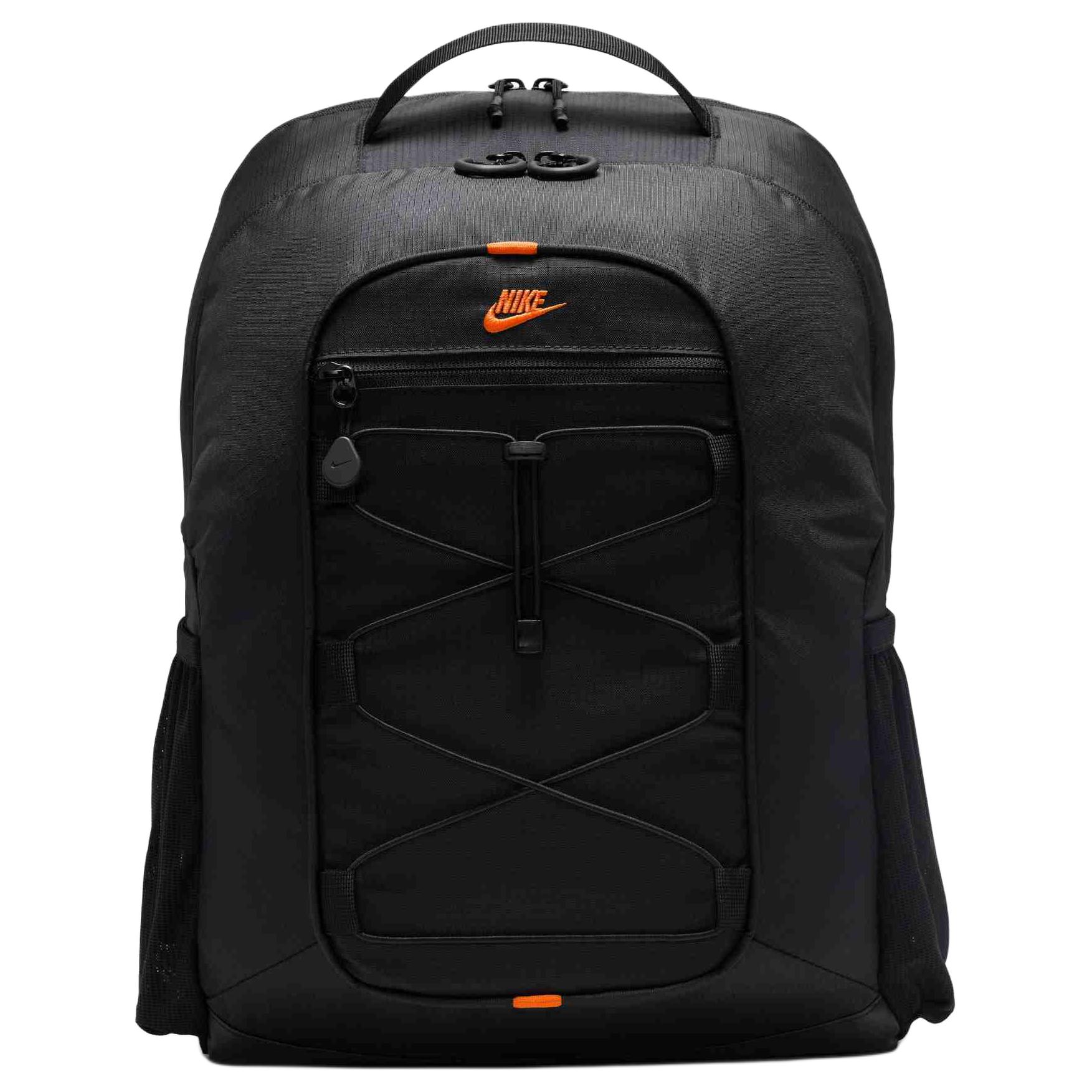

Nike Fashion Versatile Zipper Closure Fabric Backpack Unisex Backpacks Black HJ8231-010 Black
