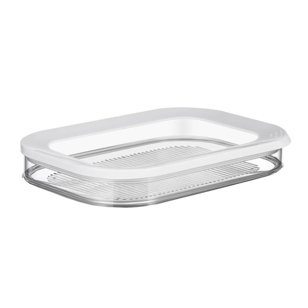 Transparent Sealed Cooked Meat Storage Box with Lid for Refrigeration