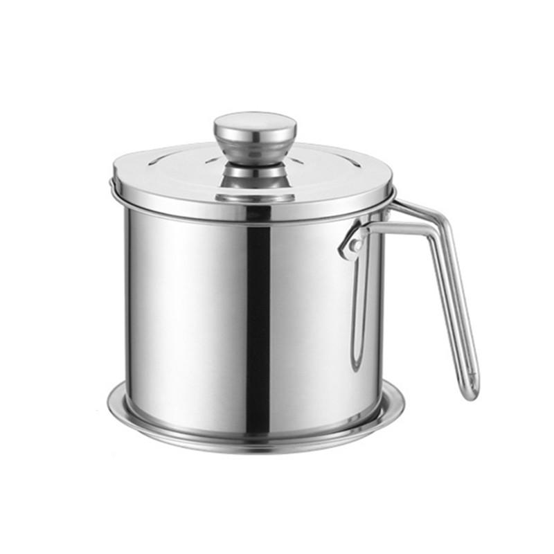 

Большой емкости из нержавеющей стали масляный фильтр горшок с поддоном кухонный жир фильтр для жира бак для хранения может контейнер для приготовления пищи утварь