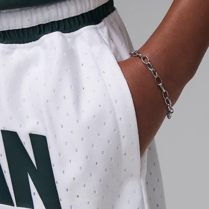 New Jordan Sport Shorts Children Aged 3 7 Years Old White HQ7213-100