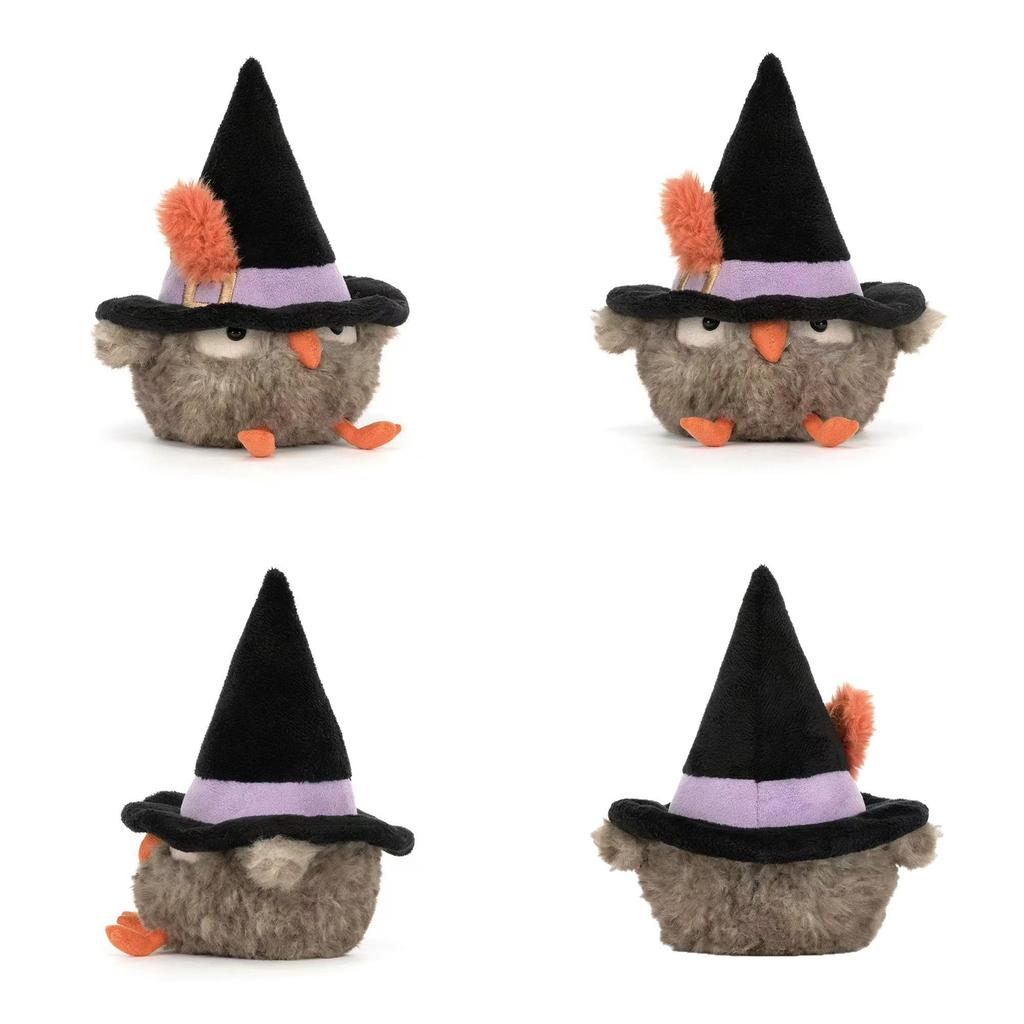 Plush Halloween Owl Soft Animal Toy Party Decor Gift For Kids And Collectors