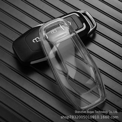 Transparente Schlüsselabdeckung, passend für Ford-Autos wie Edge, Mondeo, Taurus, Explorer, Mustang. Perfekt für Männer.