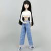 Sexy Shirts Short Crop Tops For Barbie Doll Clothes Long Sleeve Blouse Fashion Outfits For Barbie Accessories Kids Toys 1/6