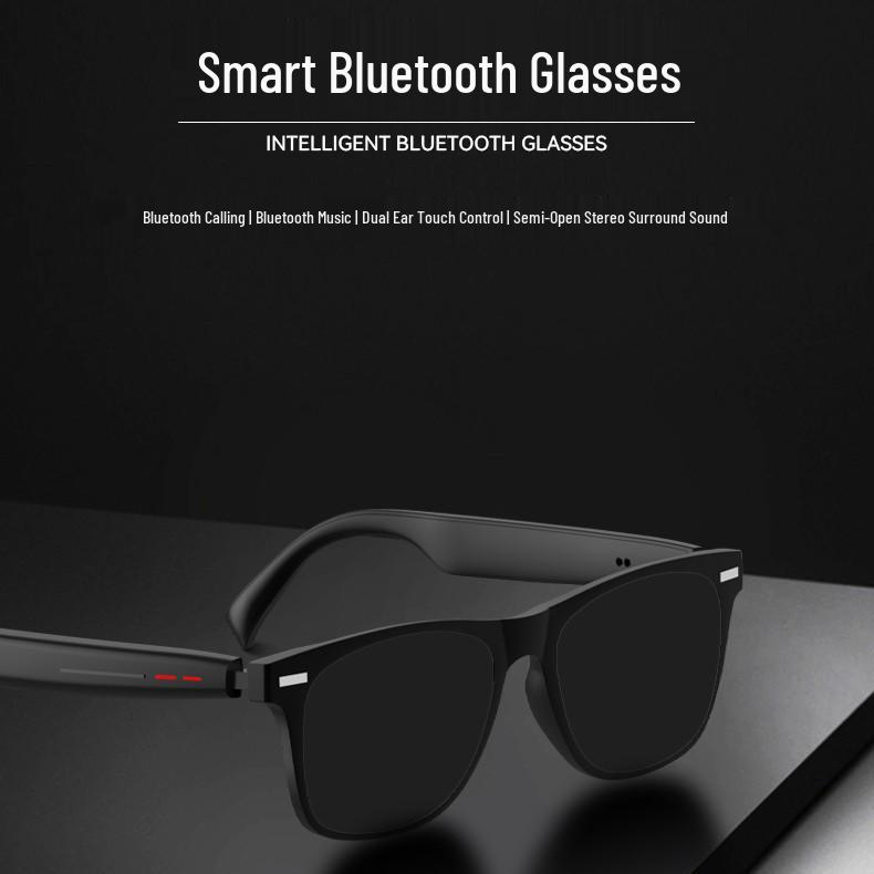 D13 Bluetooth Dual Ear Polarized Sunglasses with Touch Controls for Music and Calls