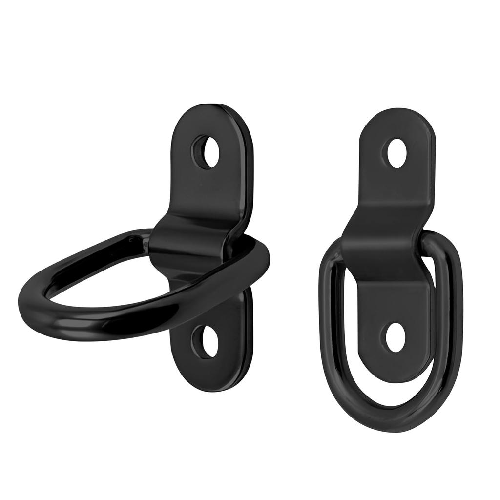 Biqing 10pcs D-Ring Tie Down Anchors 304 Stainless Steel High Hardness D-Shaped Anchor Rings