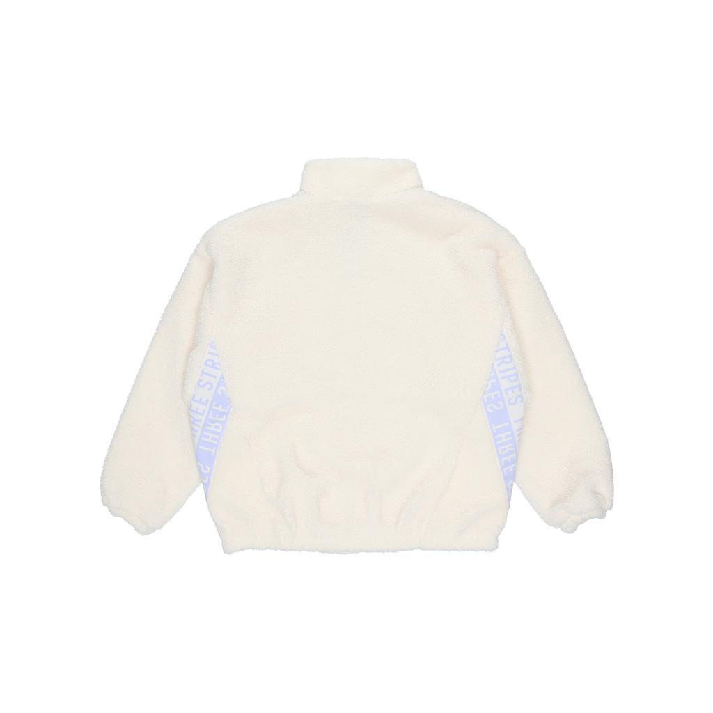 adidas Chaqueta Deportiva Casual Gruesa de Cuello Alto Boa para Mujer Chaqueta Blanco Roto HD0363