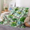 1PC Keroppi  Print Flannel Blanket, High Quality All Seasons, Home Decor, Warmth and Comfort, Perfect for Christmas Gifts