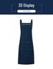 Custom Logo Denim Apron for Restaurant, Nail Art, Baking, Coffee Shops, and Barbershops
