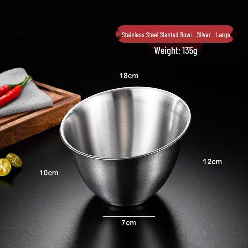 Stainless Steel Commercial Salad & Vegetable Bowl