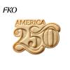 Special Occasion Decorative Piece 250th Anniversary Cookies Ornament with 3D Deep Embossed Texture, 1776-2026 Commemorative Decorations, Ideal