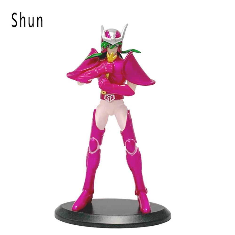 In Stock Anime Figure Phoenix Ikki Hyoga Seiya Shiryu Standing Armor Model Children's Toys PVC Box Desktop Collection Toys