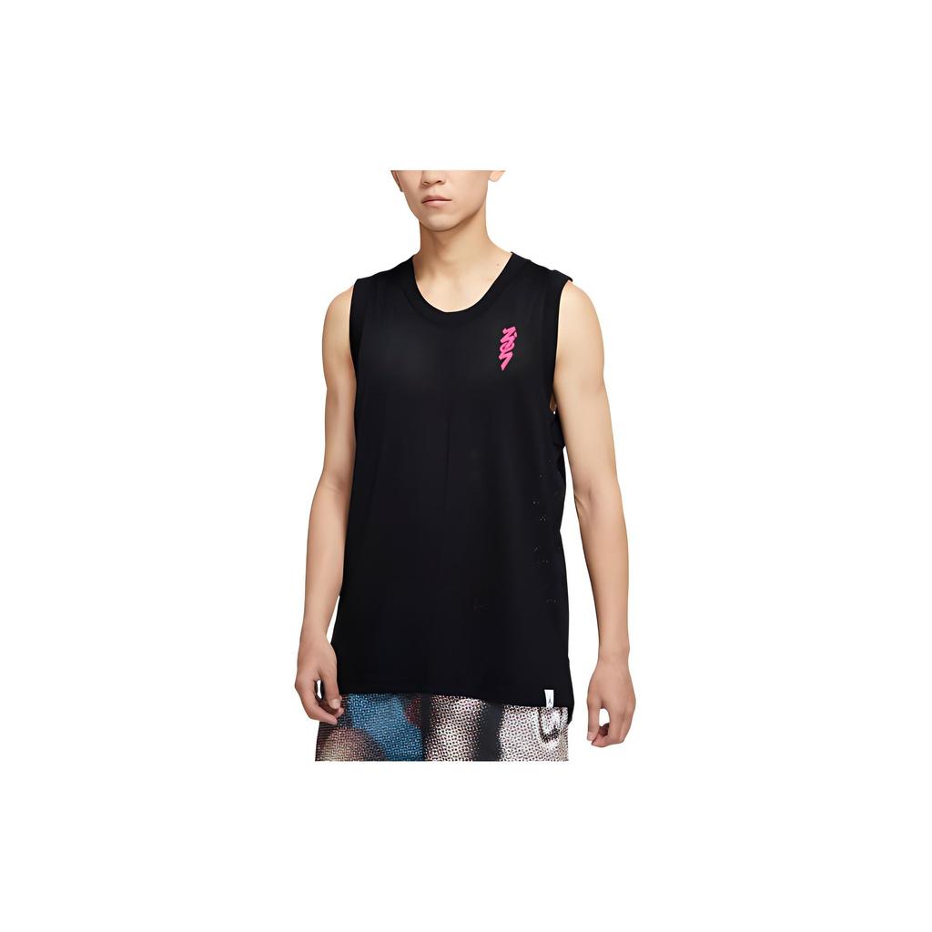 Jordan DRY ZION Tank Tops Men's Black Crew Neck Moderate Straight Fit DR2112-010