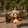 L-Lana Del Rey Musik Charakter Mikrofaser Strandtuch Saugfähig Schnelltrocknend Weich Yoga Schwimmen Resort Bergsteigen Handtuch