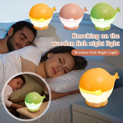 Nachtlicht, Fisch-Schlag-Segenslampe, Raum-Atmosphärenlampe, Wal-Pat-Lampe