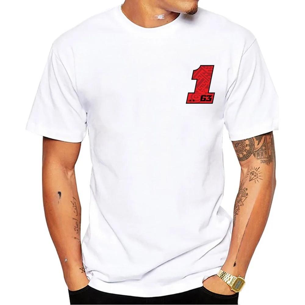 Francesco Bagnaia Pecco 1 GP Riding T-Shirt Hip Hop Boy Rider Casual T Shirt Pecco 63 Man Motorcycle Sport Racing White Tees