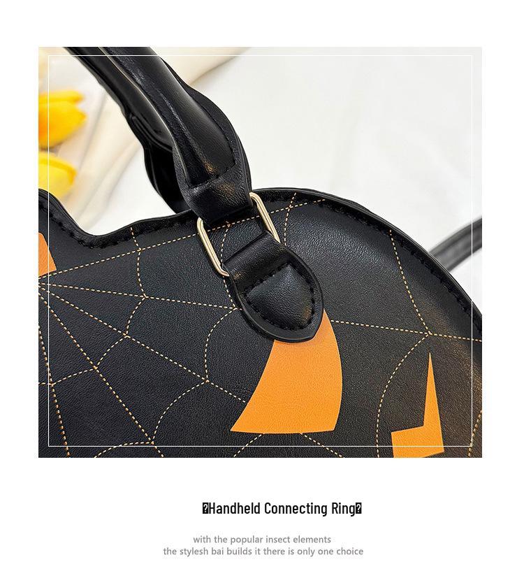 Lässige Damen Colorblock Umhänge- & Schultertasche - Halloween 2025 Edition