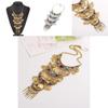 Vintage Münzquasten-Anhänger Halskette Mit Mehrschichtiger Kette Für Boho Stil Frauen