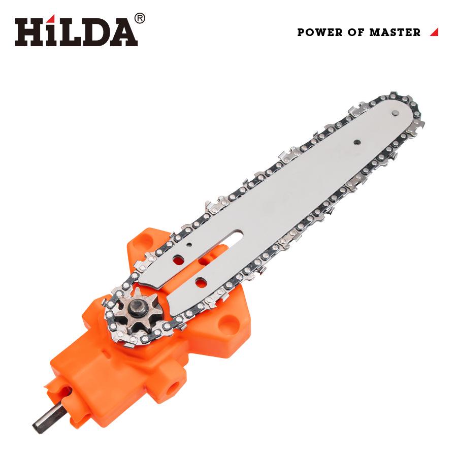 HILDA Electric Chain Saw & Drill: Portable Woodworking & Gardening Pruning Tool