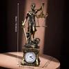 Statua Creativa Retrò Dea della Giustizia Ornamento per Studio Legale Regali Scultura per Soggiorno Decorazione da Scrivania