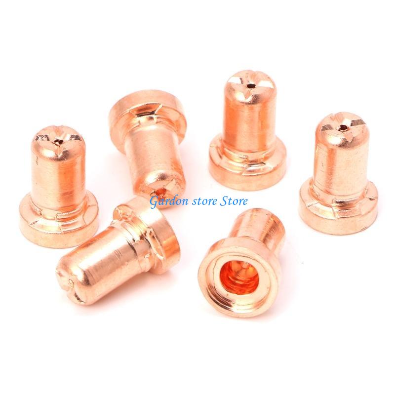 B0KB 60PCS Extended Long Plasma Cutter Tip Electrodes&Nozzles Welding Nozzle