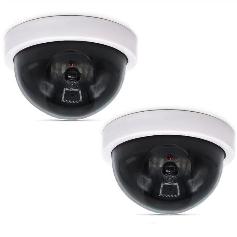 Realistic Large White Dome Surveillance Camera with Light - Hot-Selling Simulation Model