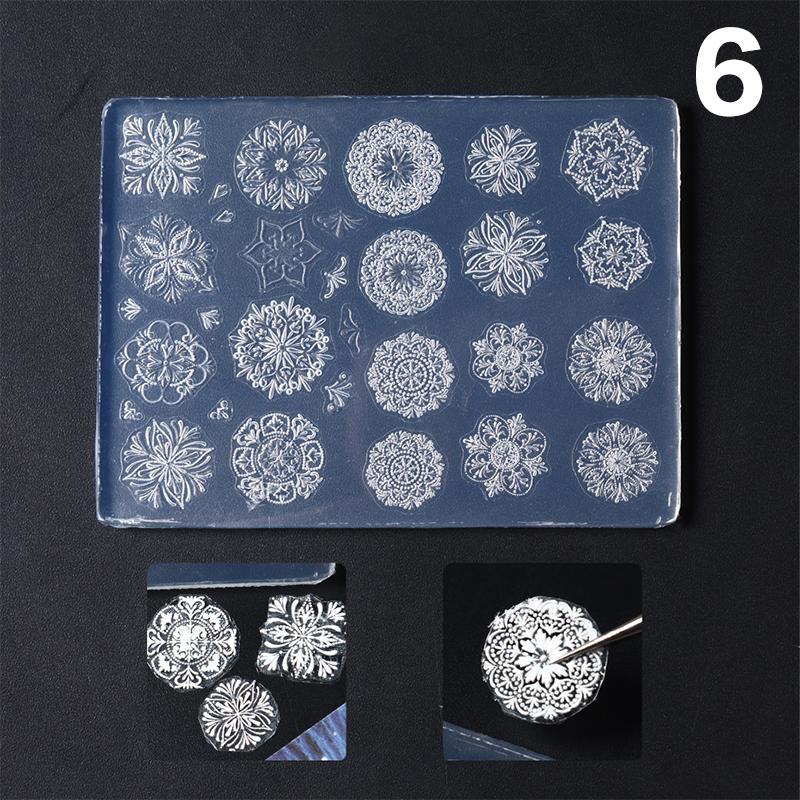 

Рождественский нейл-арт силиконовая форма милый Санта-Клаус снеговик зимние снежинки дизайн рождественской елки маникюр аксессуар для лепки DI