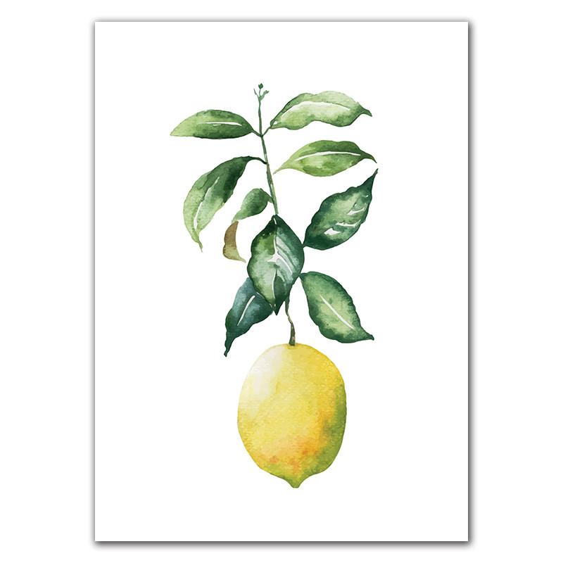 

Жовтий лимон Літні фрукти Картина Плакат Настінний декор Магазин Картина на полотні Мистецтво Домашній декор для вітальні HD2911 30x40cm no frame