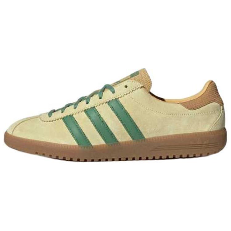 Adidas Originals Bermuda Sneakers Comfortable Thin Sole Non-Slip Wear-Resistant Low-Top Skate Shoes Unisex Sneakers Yellow Green Brown JR7156