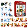 Holiday Gift Boxes Christmas Advent Calendar 2026, 24-Day Surprise Countdown with 24 for Kids Acrylic Pendants, Anime Themed Collectible Gifts